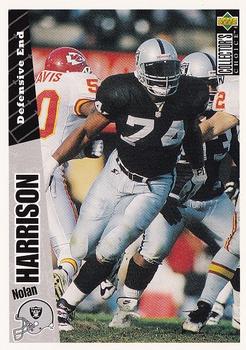 Nolan Harrison Oakland Raiders 1996 Upper Deck Collector's Choice NFL #309
